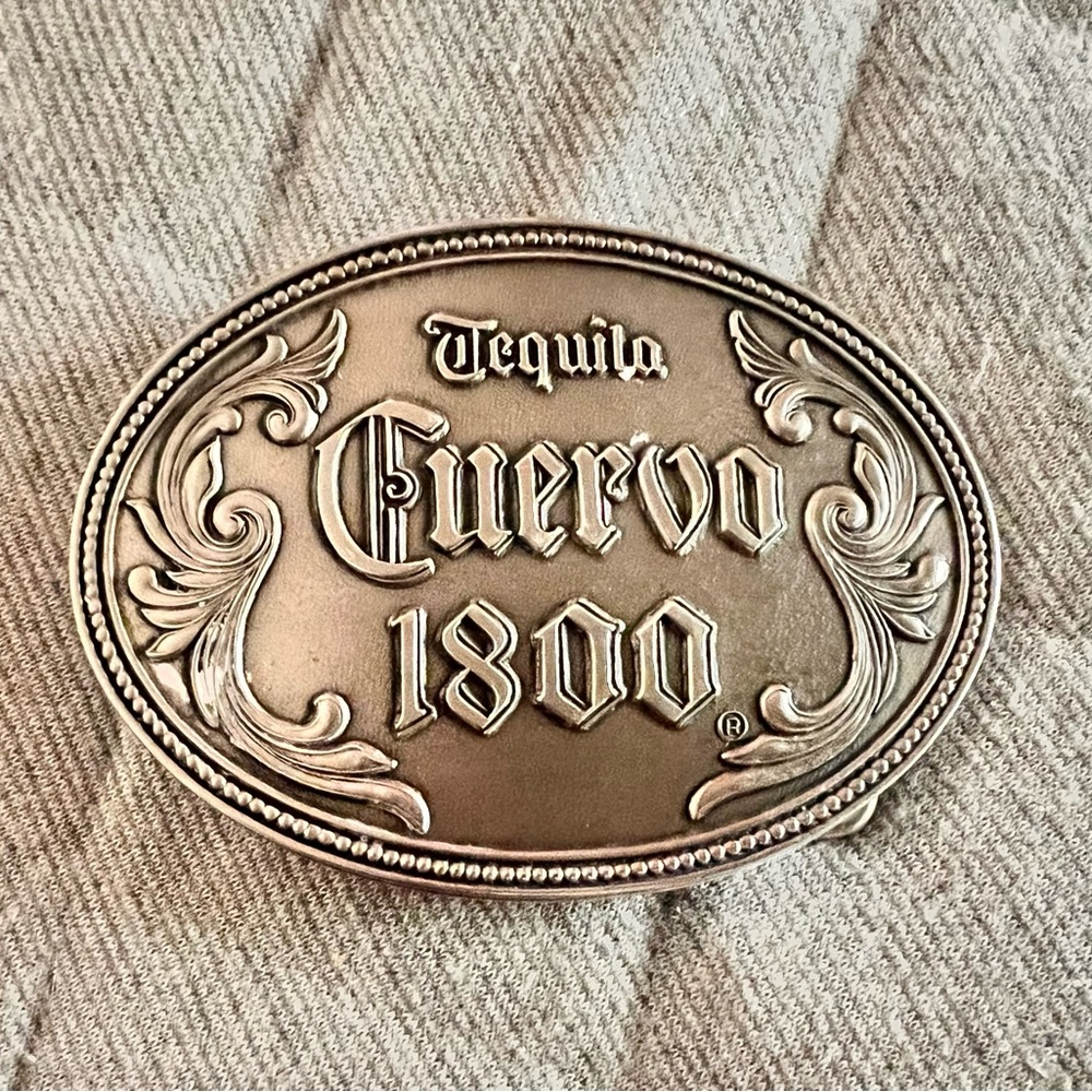 CUERVO 1800 TEQUILA Metal Belt Buckle